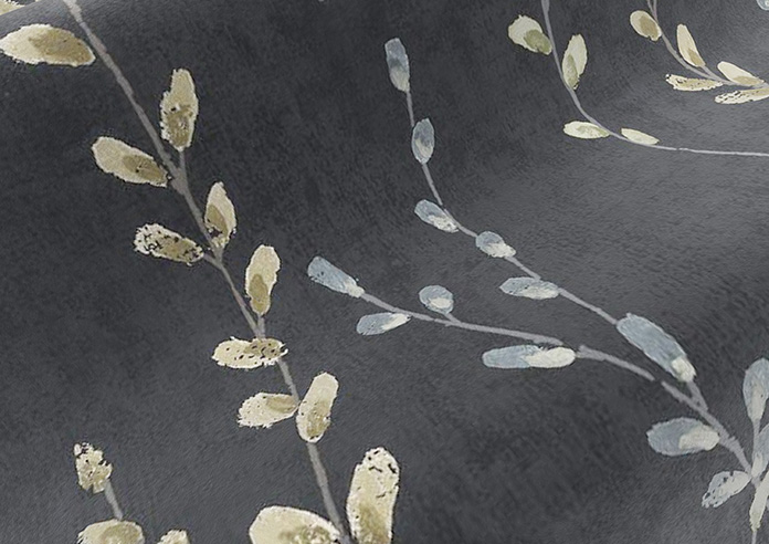 Willow Field, Onyx - Made to Measure Curtains - Image 4